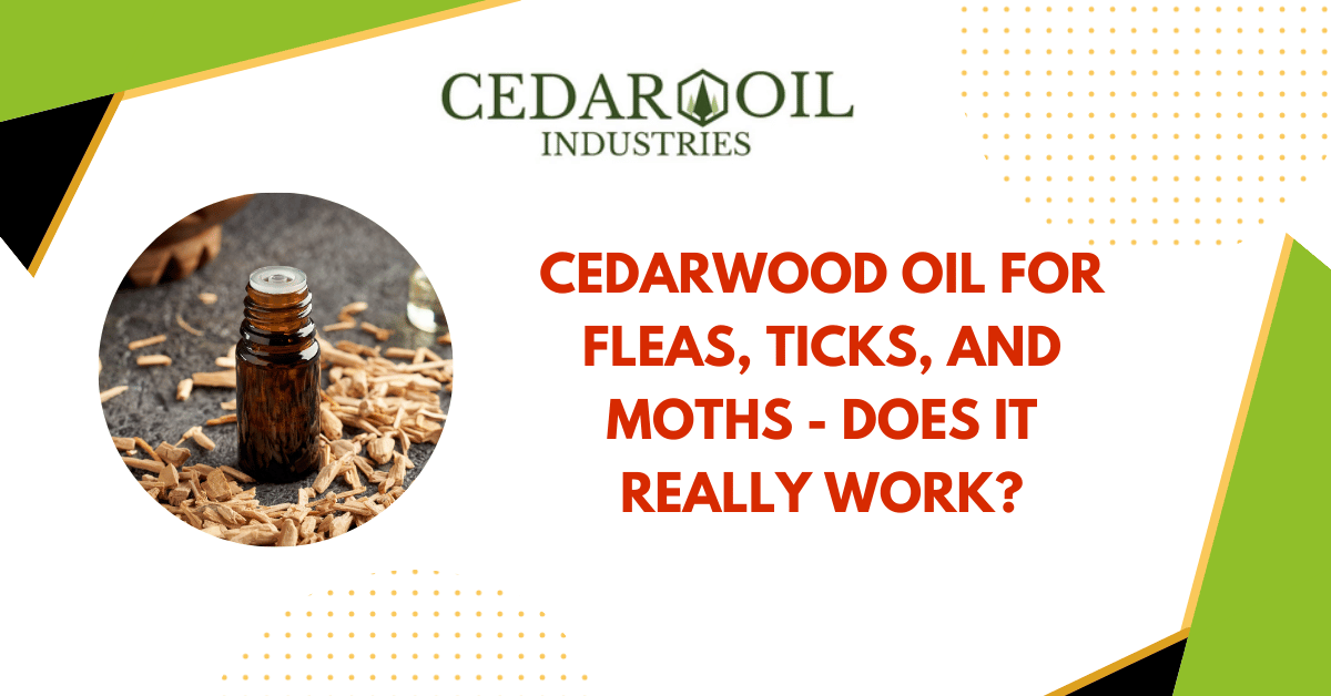 Cedarwood Oil for Fleas, Ticks and Moths – Cedar Oil Store