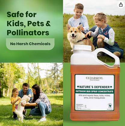 Nature's Defender - Outdoor Bug Spray Concentrate
