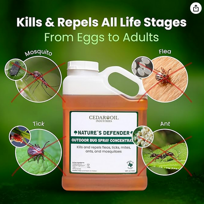 Nature's Defender - Outdoor Bug Spray Concentrate
