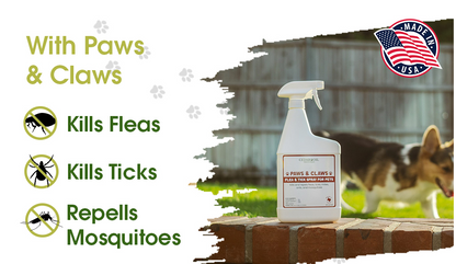 Paws & Claws plant based flea & tick Spray for pets
